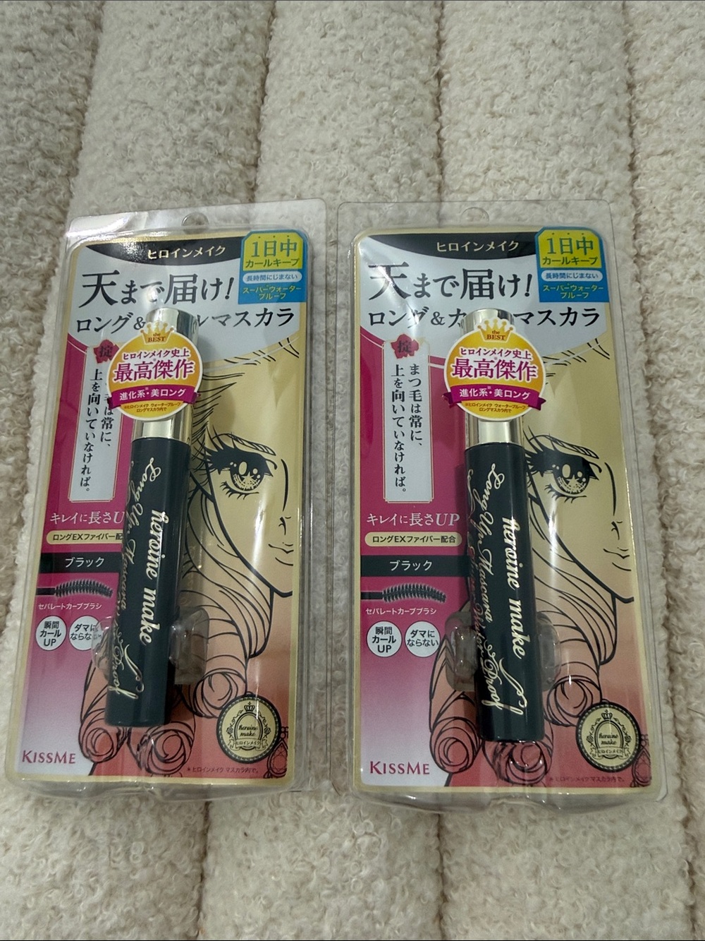 KISSME Heroine Make Long & Curl Mascara Waterproof Black